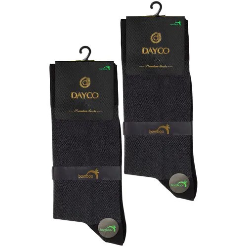 Носки DAYCO, 2 пары, размер 41-45, серый
