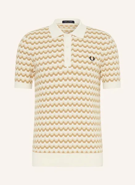 Рубашка-Поло букле Fred Perry, экрю