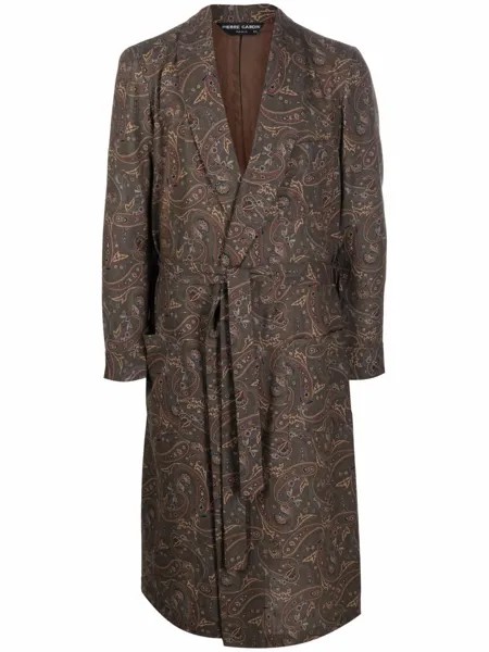 Pierre Cardin Pre-Owned легкое пальто 1980-х годов с принтом пейсли