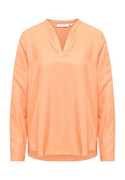 Рубашка из вискозы LOOSE FIT ETERNA, цвет Mandarine
