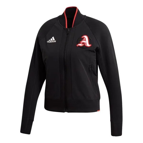 Куртка vrct jk спортивная стильная куртка с длинными рукавами Adidas, черный
