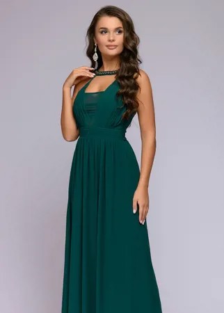 Вечернее платье женское 1001DRESS 0122001-30120EM зеленое 44