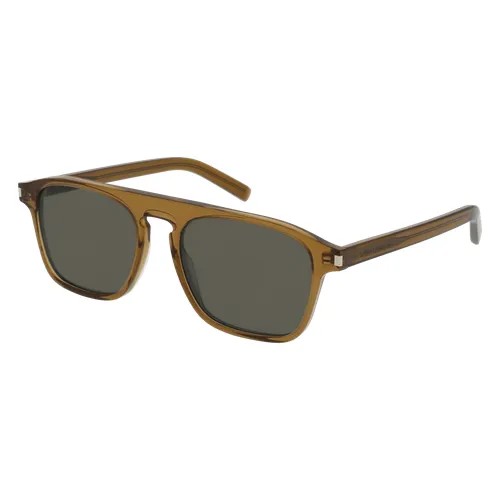 Солнцезащитные очки Saint Laurent SL158 005, прямоугольные, для мужчин, черный