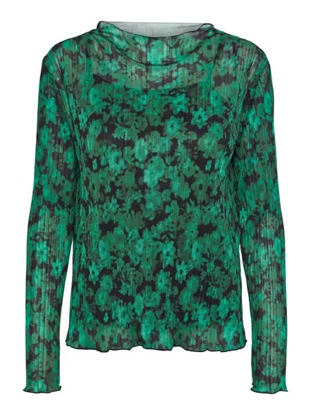 Блузка PIECES, зеленый