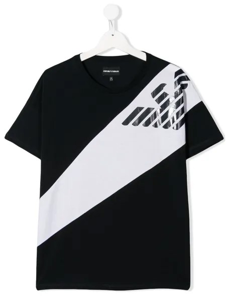 Emporio Armani Kids футболка с логотипом