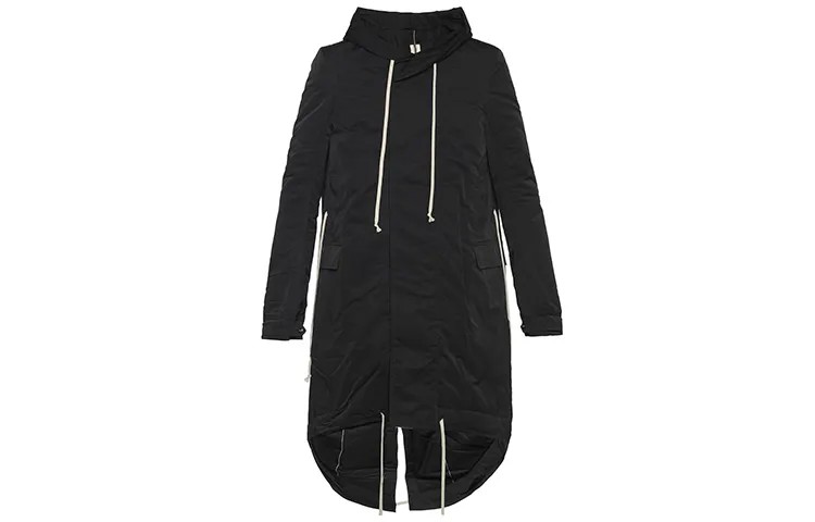 Пальто унисекс черное Rick Owens Drkshdw, черный