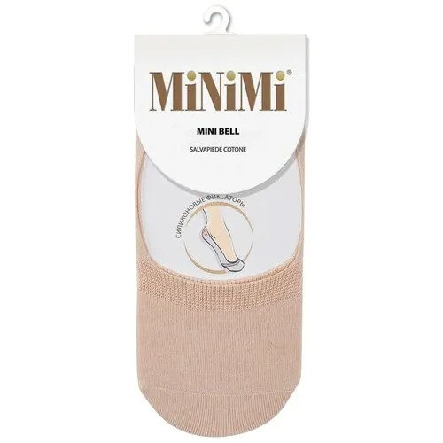 Женские подследники MiNiMi укороченные, размер 39-41 (25-27), бежевый