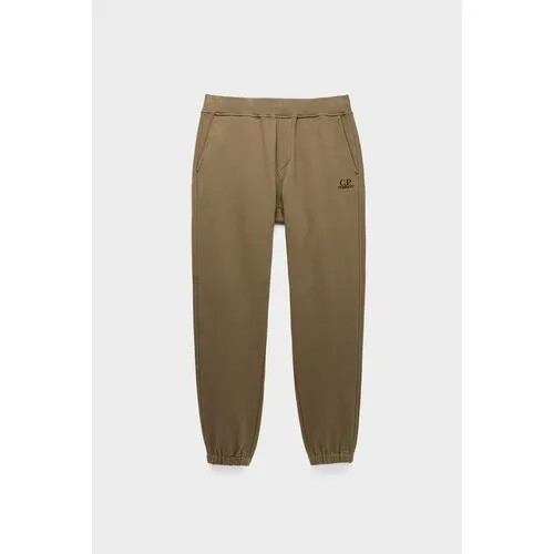 Брюки C.P. Company diagonal raised fleece track pants, размер 54, коричневый