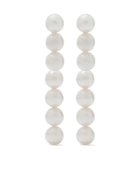 TASAKI серьги Balance из желтого золота с жемчугом