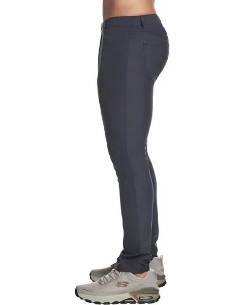 Брюки SKECHERS The Go Walk Premium Five-Pocket Pants, цвет Black/Charcoal