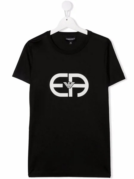 Emporio Armani Kids футболка с логотипом
