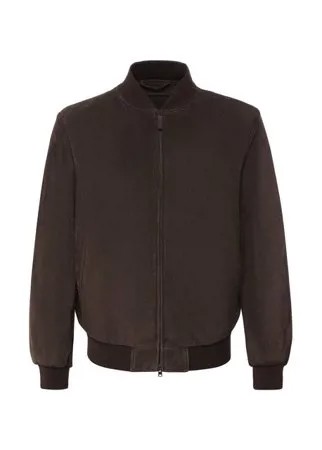 Кожаный бомбер Brioni