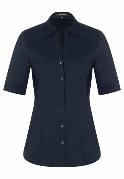Блузка-рубашка More & More, цвет dunkelblau
