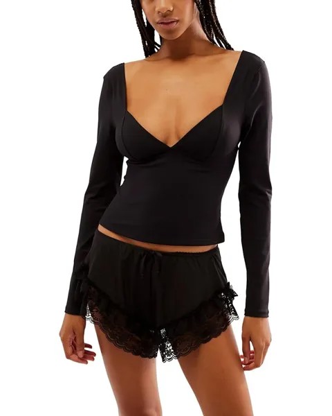 Лонгслив Free People Duo Corset, черный