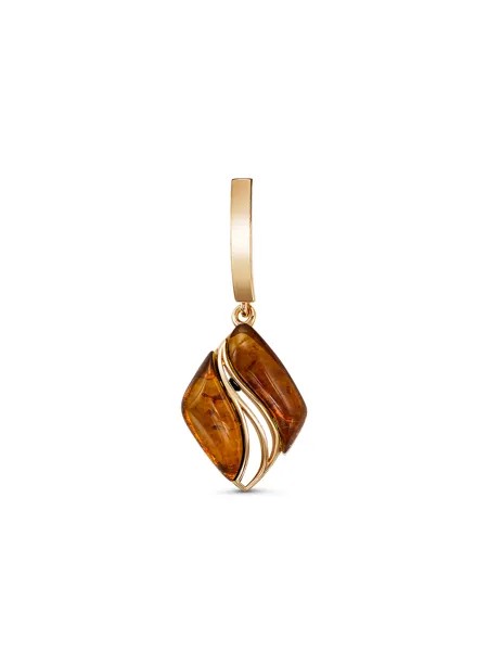 Подвеска женская SamoroDki Jewelry 2301471з-К из серебра с янтарем