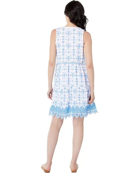 Платье Hatley Lauren Eyelet Dress - White, белый