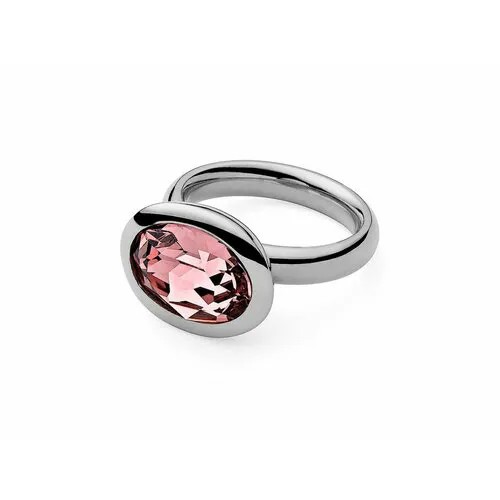 Кольцо Qudo, кристаллы Swarovski, кристалл, размер 18.5, розовый