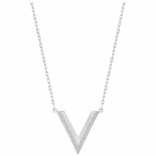 Колье SWAROVSKI, кристаллы Swarovski, серебристый