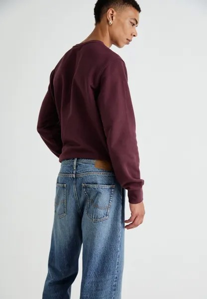 Джинсы-бойфренды JJIEDDIE JJORIGINAL Jack & Jones, синий деним