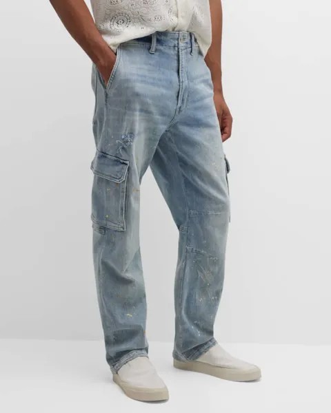 Мужские прямые джинсы карго Reese Hudson