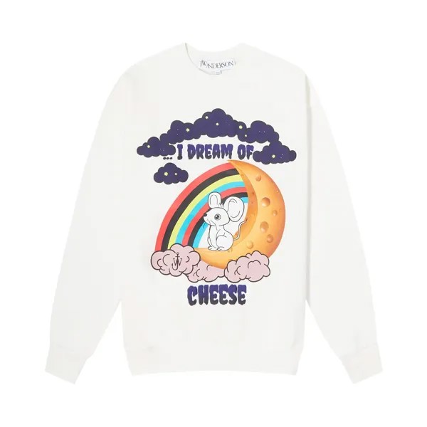 Толстовка JW Anderson Dream Of Cheese Off White