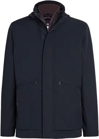 Z Zegna многослойная куртка на молнии