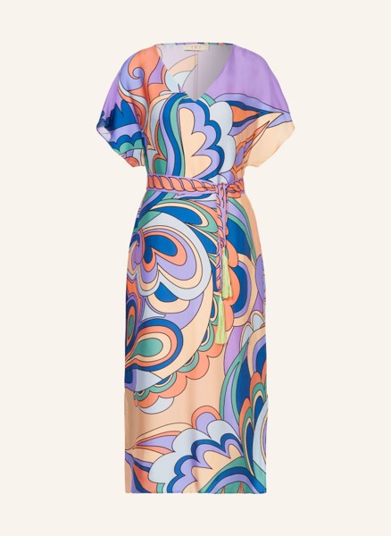 Атласное платье Ivi Collection, синий