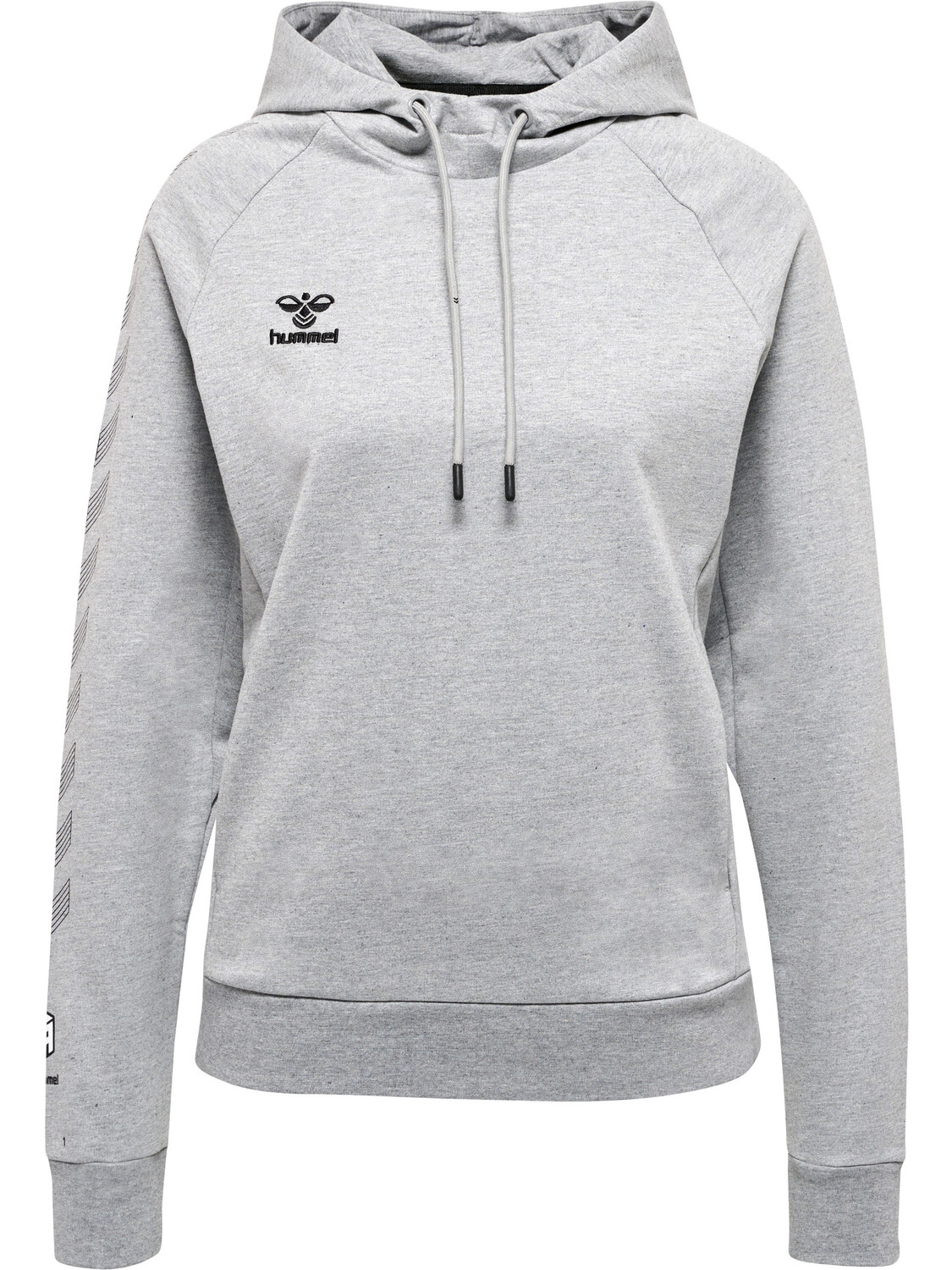 Толстовка Hummel Hoodie Hmlmove Grid Cotton Hoodie Woman, серый меланж