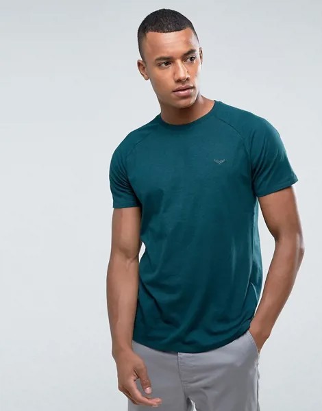 Меланжевая футболка Threadbare-Зеленый