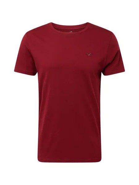 Футболка Hollister, кармин красный