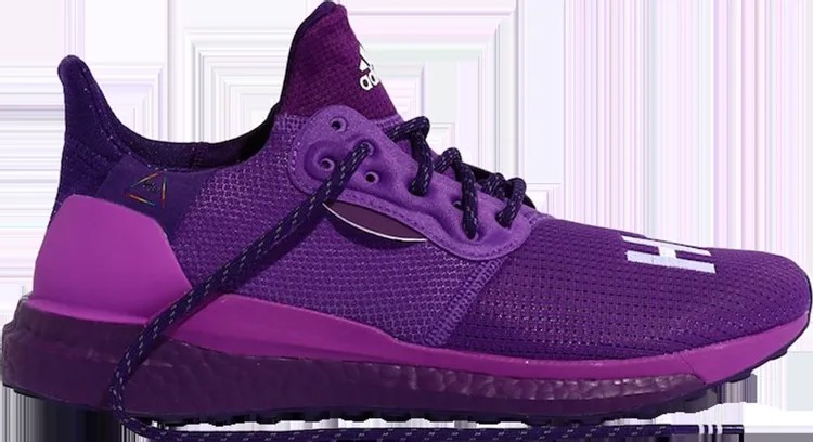 Кроссовки Adidas Pharrell x Solar Hu Glide 'Active Purple', фиолетовый