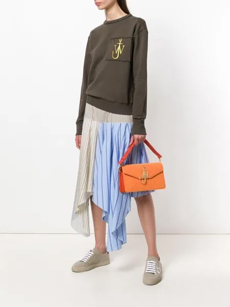Юбка асимметричного кроя JW Anderson, бежевый