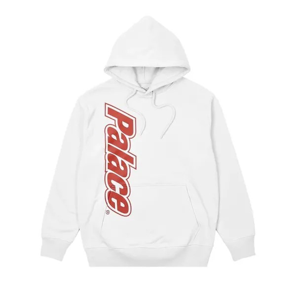 Толстовка Palace Lowercase Font Hood 'White', белый