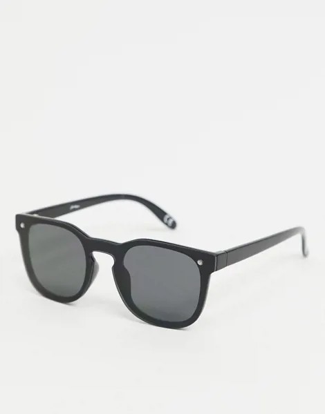 Круглые солнцезащитные очки в черной оправе Jeepers Peepers-Черный