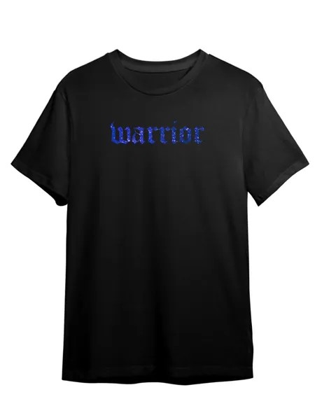 Футболка унисекс Каждому Своё Warrior/Готика/Воин STGO11GB черная 4XL