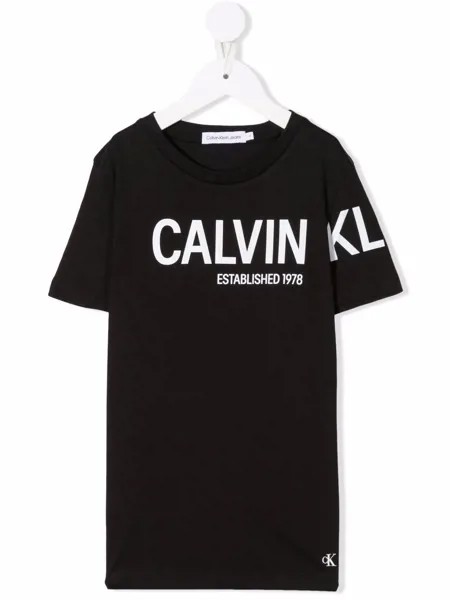 Calvin Klein Kids футболка с логотипом