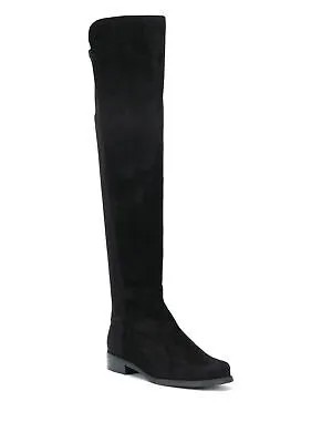 STUART WEITZMAN Женские черные сапоги на эластичной подошве с круглым носком на блочном каблуке 7 B