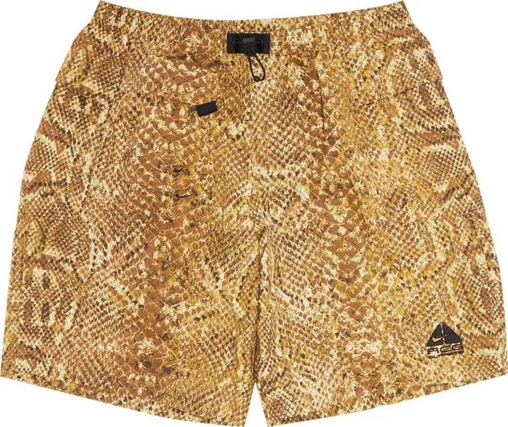 Шорты Supreme x Nike ACG Nylon Trail Short 'Gold Snakeskin', золотой