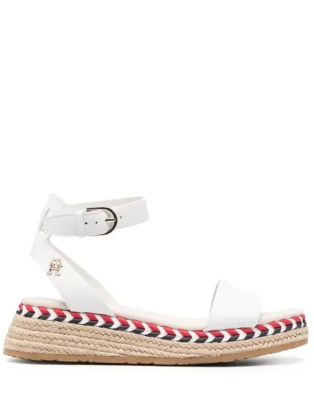 Tommy Hilfiger эспадрильи с ремешками, белый