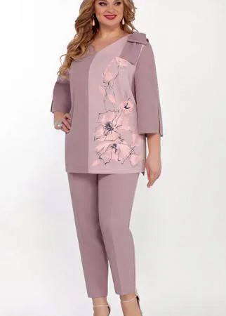 Костюм La Kona-1347/1 В цвете: Бежевый, Розовый; Размеры: 60,62,64