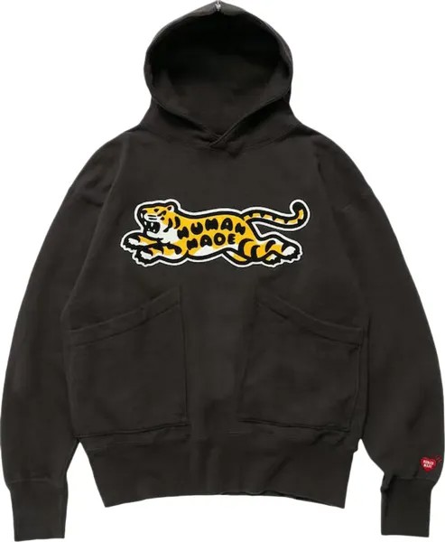 Худи Human Made Tiger Tsuriami Hoodie 'Black', черный