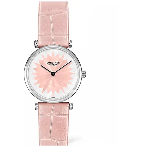 Наручные часы LONGINES Классика, белый, розовый