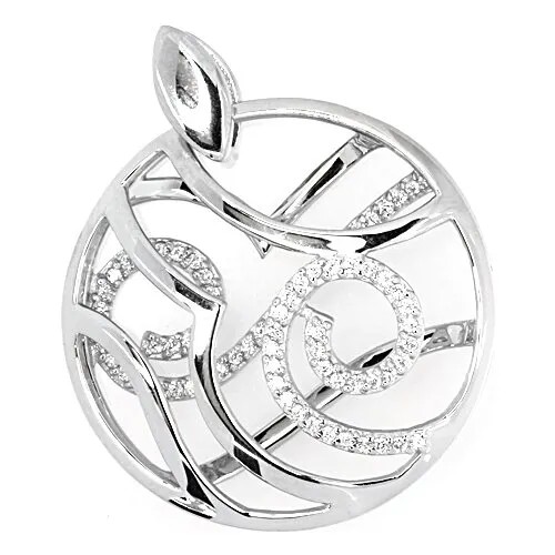 Подвеска с фианитами из серебра 05S2AZP108404CUPE-001-WG JV