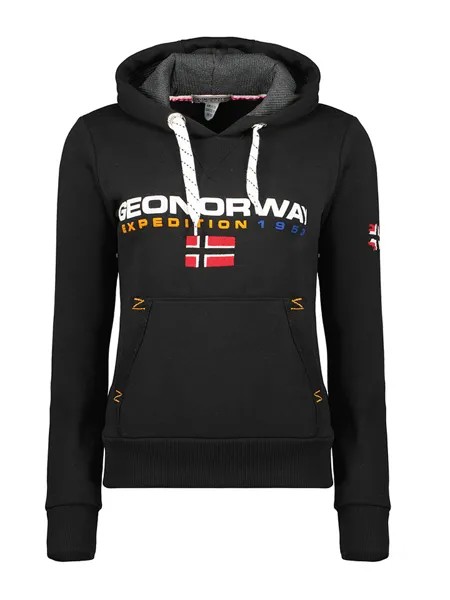 Толстовка Geographical Norway Hoodie Goliver, черный