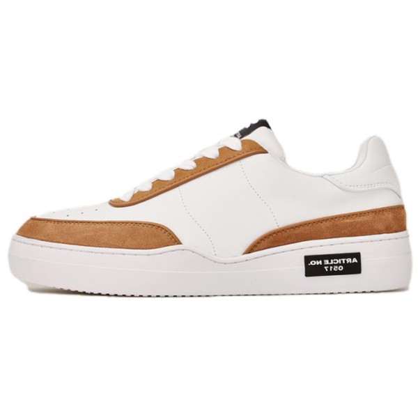 Кроссовки ARTICLE NO. Skateboarding Shoes Unisex Low-top Brown, белый