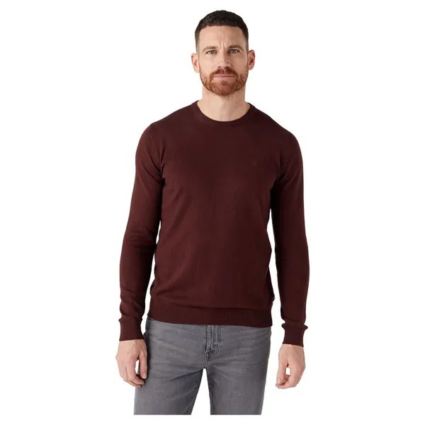 Свитер Wrangler Crew Neck, коричневый