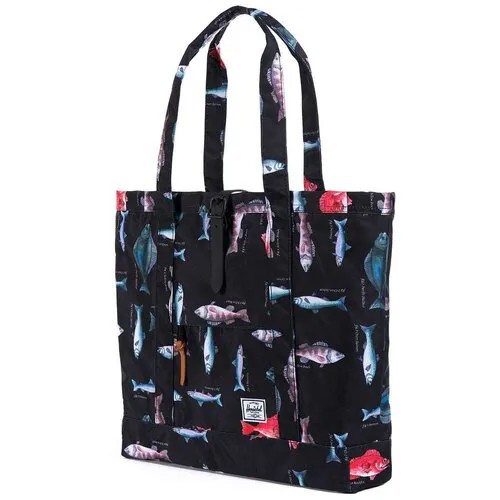 Сумка Herschel Market XL (22 L красно-чёрный)