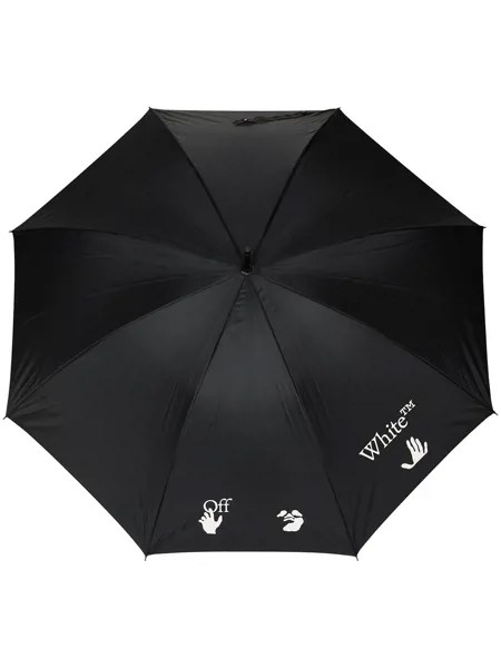 Off-White Swimming Man-logo print umbrella