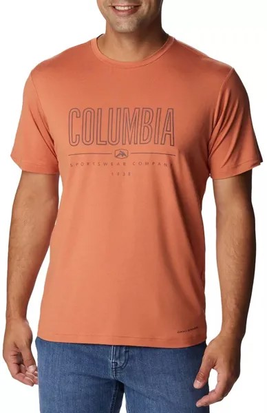 Мужская футболка с графическим рисунком Columbia Tech Trail Front