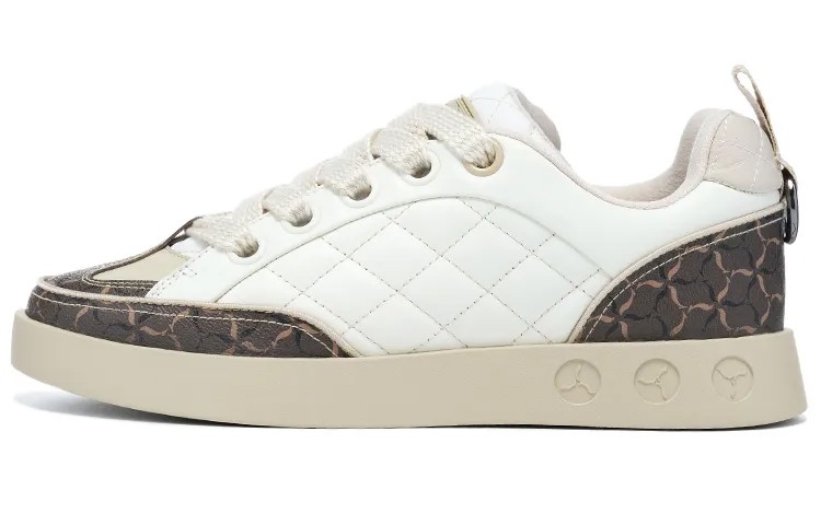 Кроссовки LI-NING 1990 Wind Chimes Skateboarding Shoes Women's Low-top White